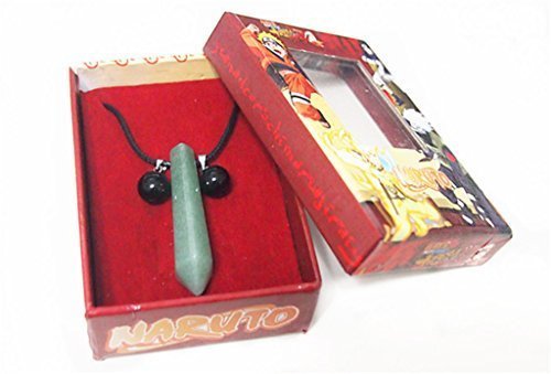 Fifth Hokage Uzumaki Naruto Tsunade Cosplay Pendant Necklace Green Jade New in Box by X-14