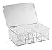 InterDesign Binz Tea Bag Organizer Box - Kitchen Cabinet Storage, Clear