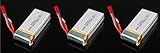 Battery Pack for Contixo Quadcopter Drone F10/F10+/F10++ 7.4V 1200maH (3Pack)