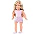 Gotz Precious Day Jessica to Dress 18" Soft Body Standing Doll Without Clothing Features Long Blonde Hair to Wash & Style and Blue Sleeping Eyes