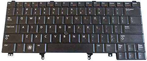 TLfyajJ US Version Laptop Keyboard for Latitude E6320 E6230 E5420 E6330 E6440 E6430-Black