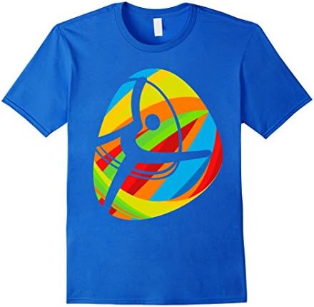 Men's Rhythmic Gymnastics T-Shirt Medium Royal Blue