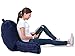 DailyNordic Nordic Large Plush Reading Pillow - Great for Adults, Teens, and Kids - Shredded Foam Bedrest Pillow with Armrests-TV, Pregnancy Lumbar & Head Neck Coccyx Relax Lower Back Support Cushion