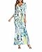 SUNNOW Womens Sexy Ladies Deep V Neck Party Dress Maxi Long Evening Dress (Asian XL=US(10), Yellow)