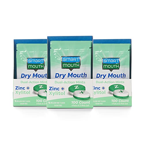 SmartMouth Dry Mouth DualAction Mints with Zinc + Xylitol, 100ct 3