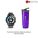 ozmo Water Hydration Tracker, Smart Water Bottle, Smart Coffee Cup, Compatible Fitbit/Apple Health (Purple)