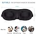 YIVIEW Sleep Mask for Back and Side Sleeper Pack of 3, 100% Light Blocking 3D Eye Masks for Sleeping, Lightweight & Breathable Eye Cover for Women Men, Zero Pressure Night Blindfold