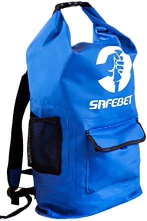 22L Performance Waterproof Backpack Dry Bag with Adjustable Padded Shoulder Straps, Perfect Pack for Kayak, Boating, Fishing, Camping and Hiking, Floating Drycase for Men or Women, Protects Laptop