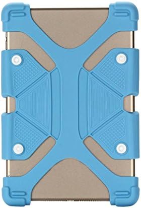 All 7.9 to 9 Inch tablet PC Universal Case,FUA® For All 7.9 to 9 Inch tablet PC Universal Silicone Soft Case Stand Cover (Blue)