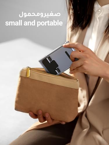 UGREEN Phone Stand Aluminum Ultra Stable Mobile Stand Adjustable Foldable Mobile Holder Desktop Phone Holder Compatible with All Devices up to 7.9'' Fit for iPhone 17 Pro Max Galaxy S26/25/24 Ultra