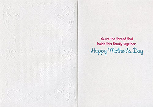 Cross Stitch A-Press Mother's Day Card for Mom