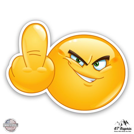 Fuck You Emoji Finger - 3