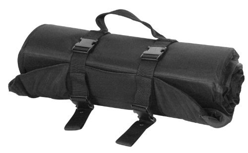Ultimate Arms Gear Black Deluxe Roll Up Shooter's Shooting Sniper Hunting Protective Padded Mat with Ammo Shell Cartridge Bullet Holder & Pocket Pouches - Thumbnail 2