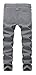 Boy's Dark Grey Skinny Fit Stretch Slim Straight Fashion Jeans Pants,Dark Grey,14 Slim