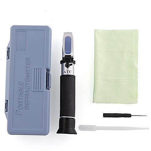 Amzdeal Salinity Refractometer Aquarium & Seawater - Dual Scale (1.0 to 1.070 S.G.)