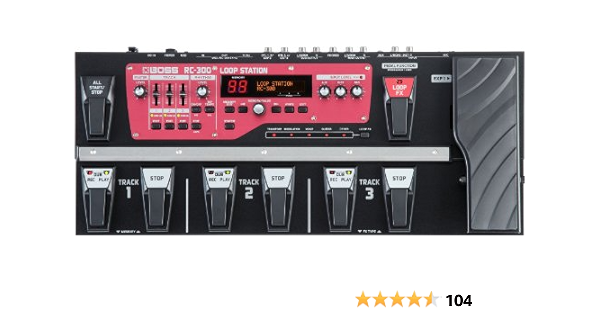 Amazon Com Boss Loop Station Guitar Pedal Rc 300 Musical Instruments