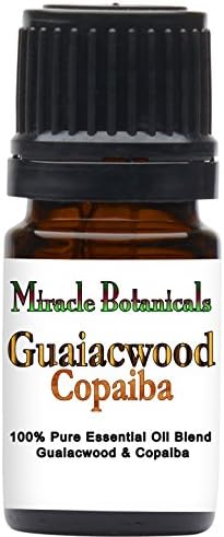 Miracle Botanicals Guaiacwood & Copaiba Essential Oil Blend - 100% Pure Therapeutic Grade Essential Oils (5ML)