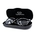 Perfect Eyeglass Case | 100% Money back guarantee | Medium Size | Smooth finish | Metal | Hard | Black |