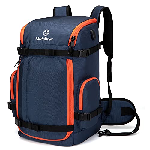 thumbnail image 2 of 50L Ski Boot Backpack - All-in-One Travel Bag For Snowboard Gear, Helmet & Accessories With Waterproof Protection 2 of 10