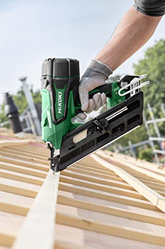 HiKOKI Akku Streifen Nagler 34° NR1890DBCL (18V, Li-Ion, Brushless, Transportkoffer, Schutzbrille, inkl. 2x 5.0 Ah Akkus… – Bild 3