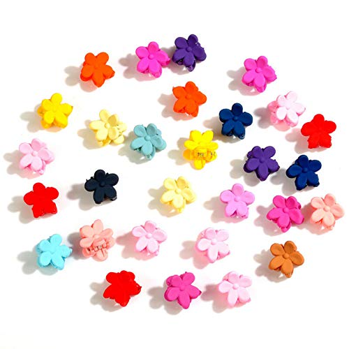 Big Box 12 Piece Flower Kids Baby Girls Candy Hairpins Mini Claw