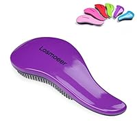 LOSMOEER Detangling Hair Brush - Professional Salon Elite Detangle Brush Detangler Hair Comb for Adults and Kids Purple Color