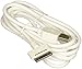 6ft Slimfit USB Sync Cable for All 30-pin iPad iPhone and iPod White for iPhone 4 / 4S, iPhone 3G / 3GS, iPad 1/2 / 3, iPod
