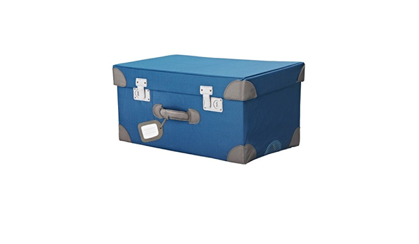 IKEA PYSSLINGAR - baúl para juguetes, color azul : Amazon.es