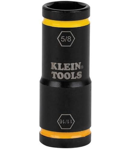 Klein Tools 66076 Impact Driver Flip Socket, 9/16- and 1/2