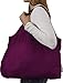 ChicoBag VITA Reusable Shopping Bag with Attached Pouch and Carabiner Clip, Compact, Designer Shoulder Tote, Boysenberry