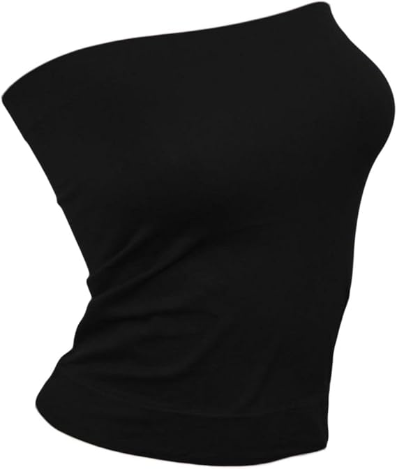 Damen Long Bandeau Top Body Sport BH GoGo trägerlos Bustier bt1 Long