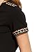 ROMWE Womens Embroidery Trim Short Sleeve Tee Shirt Tops Blouse