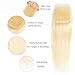 100% Brazilian Natural Human Hair Lace Closure 613 Blonde Color 12 Inch, Swiss Lace, Density 130%, 4x4 Inch Free Part