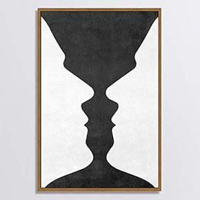 signwin Framed Canvas Wall Art Black and White...