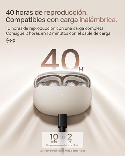 OpenDots One Auriculares Open-Ear Clip-on, Bluetooth 5.4, 6,5g, Gris — foto 6 de 8