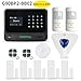 Home Security System,Golden Security touch screen keypad LCD display Wireless WIFI & GSM(2G) 2-in-1 with Auto Dial,Motion Detectors and more DIY Home Alarm System G90BP2-BB02