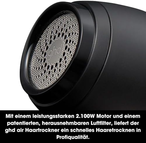 Air Föhn: Leistungsstarker Ionen Haartrockner mit 2.100 W Motor, für Schnelles Trocknen, Glanz, Anti Frizz Finish & alle Haartypen