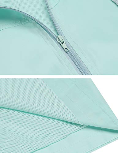 image for ZEGOLO Women's Raincoats Waterproof Windbreaker Lightweight Active Out