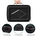 TANGDIAABBCC Joylab Premium Carrying Case for Hypervolt, Hard Protective EVA Case Durable for Hyperice Hypervolt Massage Gun and 5 Heads Pocket Accessories Pouch Zipper Case (Black 5 Heads Version)