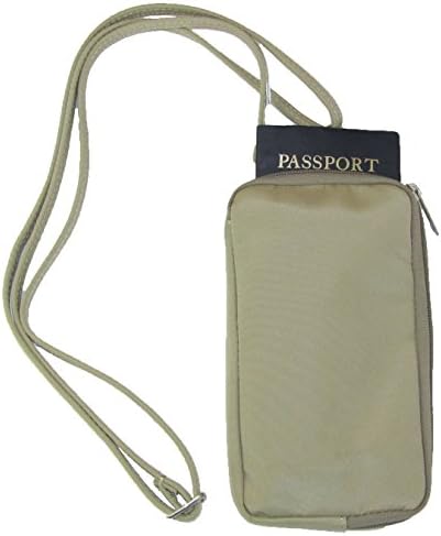 Be Safe Bags Anti-Theft RFID Multi-Compartment Passport Zipper Wallet