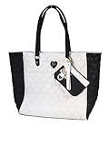 Betsey Johnson 2 PC Set 2 in One Be Mine Tote Purse Bag Handbag