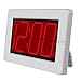 KWANWA Small Wall Clock, Digital Alarm Clock, 8