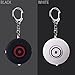 Catsonic Personal Alarm, Pocket Alarm with LED Flashlight, Keychain with 130db Alarm, Self-Protection for Woman and Children, Alarm Keychain, Safety for Your Family, in Black, White