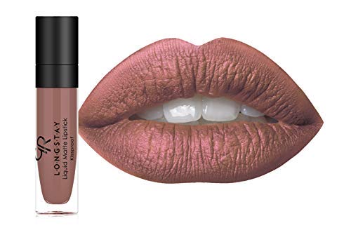 Golden Rose Long Wearing LONGSTAY Liquid Matte Lipstick (24 - Dark Taupe) - Thumbnail 3