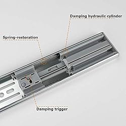 LONTAN Drawer Slides 14 Inch Soft Close Drawer