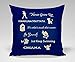Disney Peterpan Hakuna Matata Beauty and the Beast Alladin Finding Nemo Lilo and Stitch Quote Pillow Case (16x16 two side) by brand new