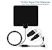 HDTV Antenna, Skywire TV Antenna HD, Indoor Digital TV Antenna 120Miles Range with The Latest Amplifier Signal Booster - 4K Local Channels Broadcast for All Types of Smart Digital Television