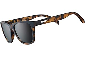 goodr Bosley's Basset Hound Dreams Polarized Sunglasses for Men & Women, Medium Sized (OG), Brown Translucent Frames with Brown Non-Reflective Lenses, UV400 Protection, No Slip, No Bounce