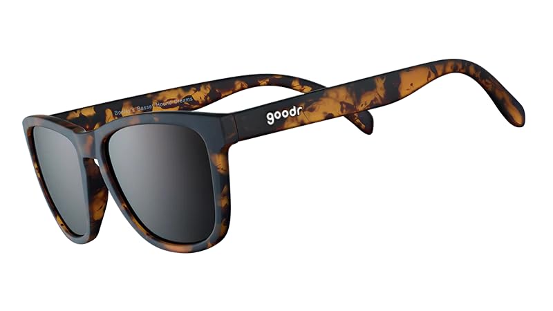 goodr Bosley's Basset Hound Dreams Polarized Sunglasses, Medium Sized (OG)