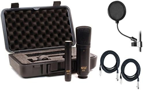 440/441 Bundle: (440 Large Diaphragm Mic/441 Instrument Mic) w/Pop Filter and 2 XLR Cables